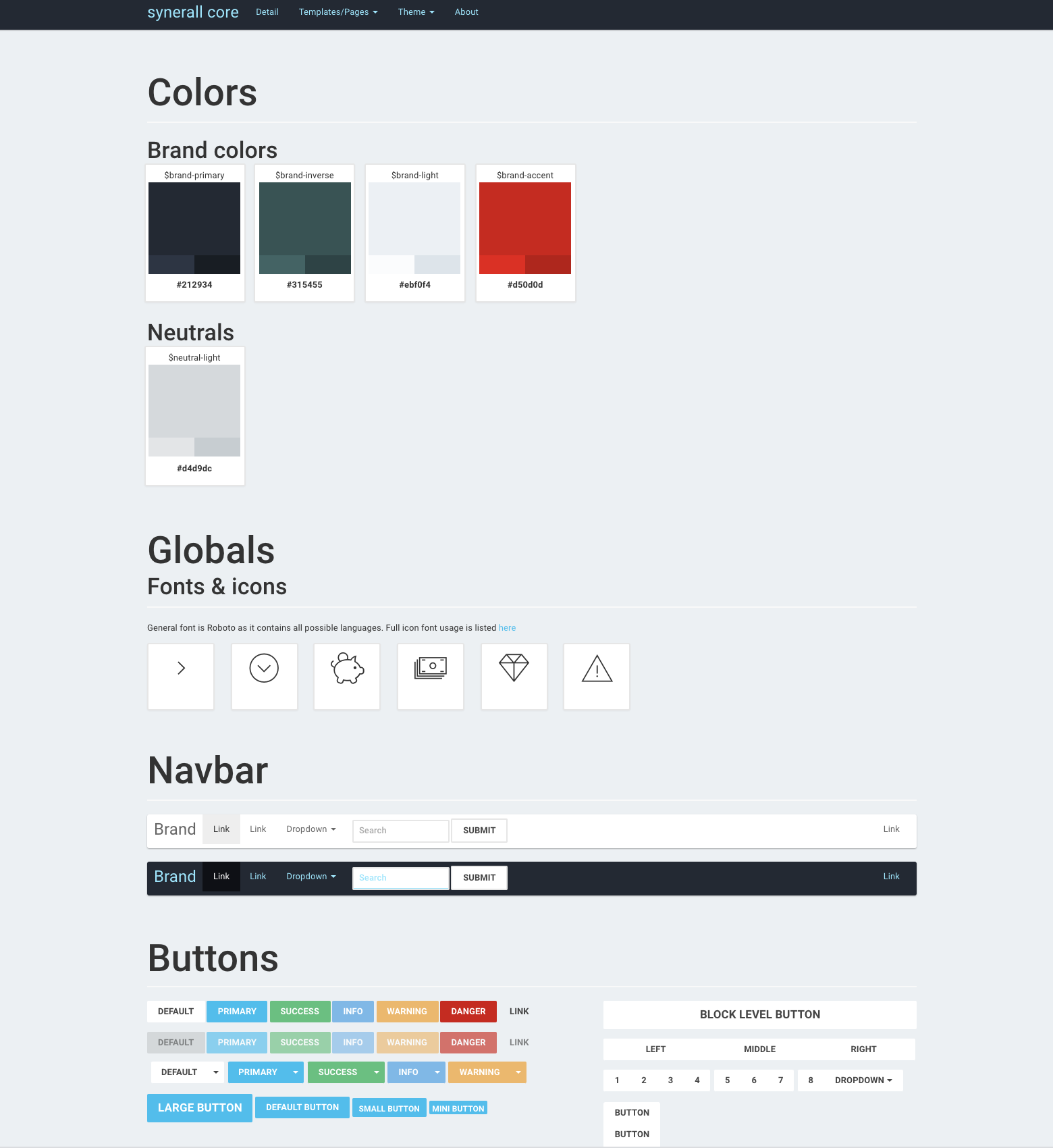 Custom Bootstrap theme