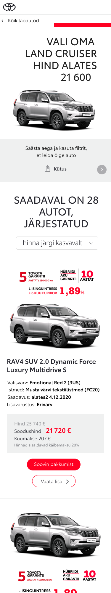 Toyota Bestoffers mobile